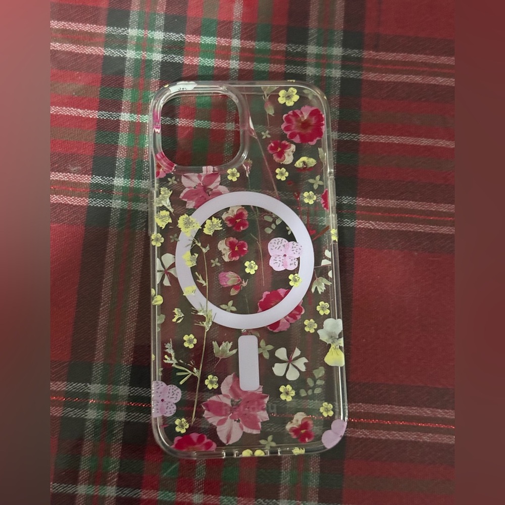 Clear Cherry Blossom Phone Case